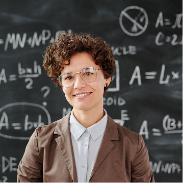 Student studying with tutor guidance